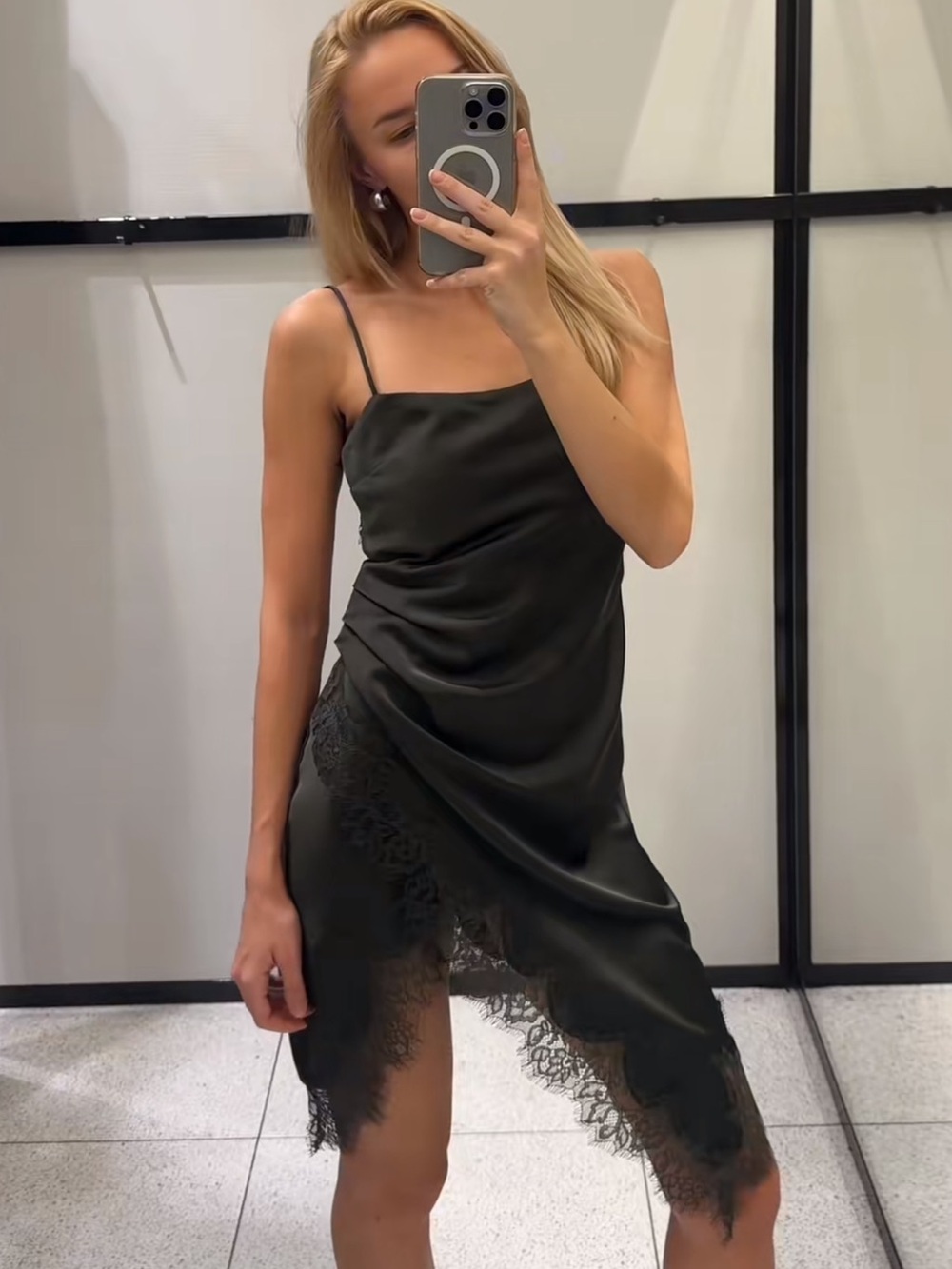 ZARA ZW COLLECTION LACE CAMISOLE TOP - Picture 14 of 16